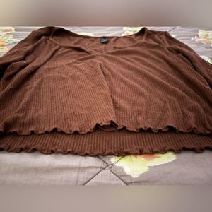 Long Sleeve Crop Top